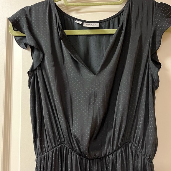 Aware by Vero Moda black dotted dress, Size small - Picture 3 of 6